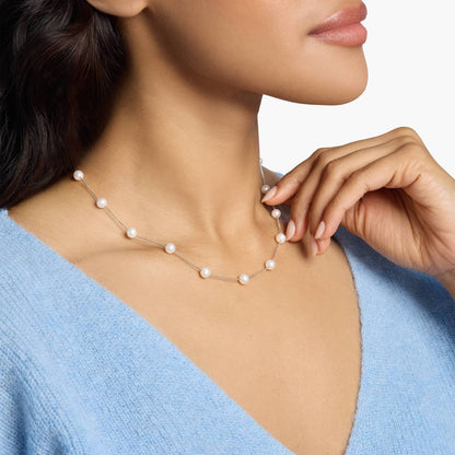 Carave Paris Freshwater Pearl Station Necklace