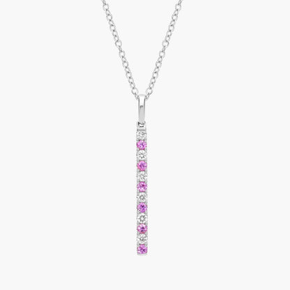 Carave Paris Diamond Bar Pendant Necklace