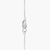 Sterling Silver Round Blue Topaz Rope Border Pendant Necklace