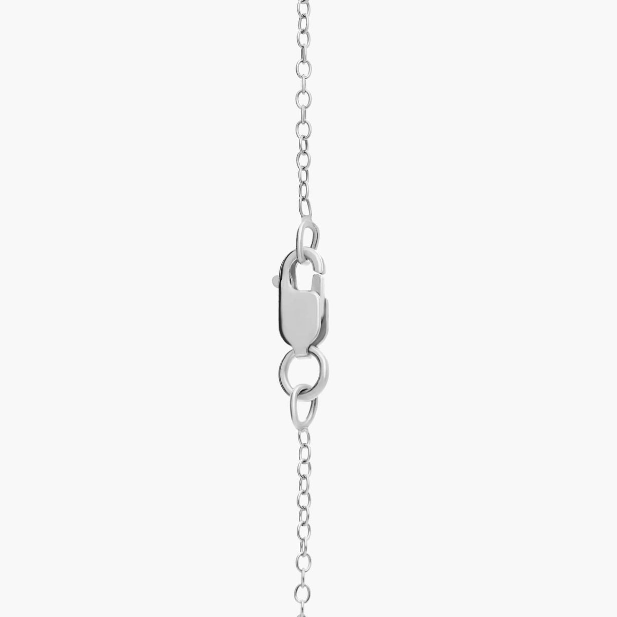 Carave Paris Aquamarine Rope Halo Solitaire Pendant Necklace