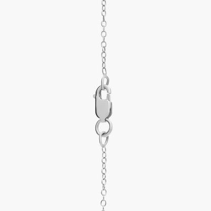 Carave Paris Aquamarine Rope Halo Solitaire Pendant Necklace
