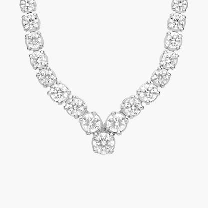 Carave Paris Diamond V Tennis Necklace
