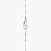 Sterling Silver Round Opal Rope Border Pendant Necklace