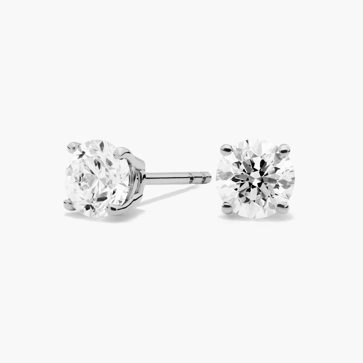 Carave Paris Classic Round Solitaire Stud Earrings