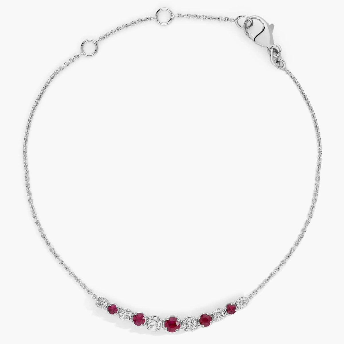Carave Paris Ruby Station Chain Bracelet