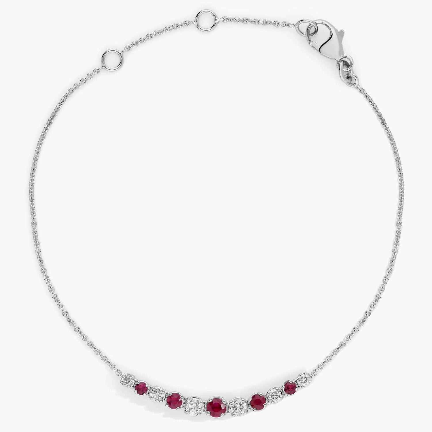 Carave Paris Ruby Station Chain Bracelet