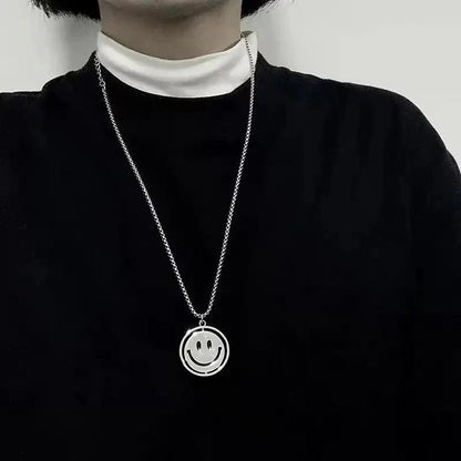 Carave Paris Smiley Face Pendant Necklace
