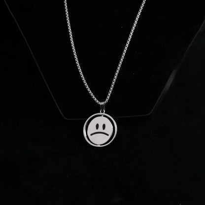 Carave Paris Smiley Face Pendant Necklace