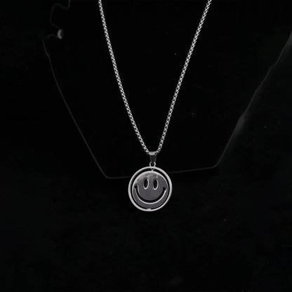 Carave Paris Smiley Face Pendant Necklace
