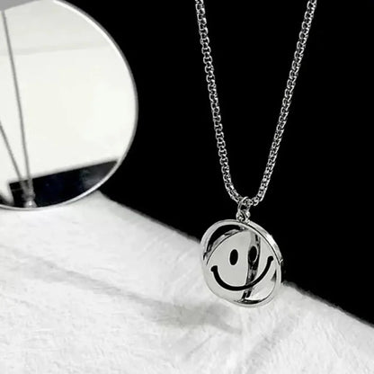 Carave Paris Smiley Face Pendant Necklace