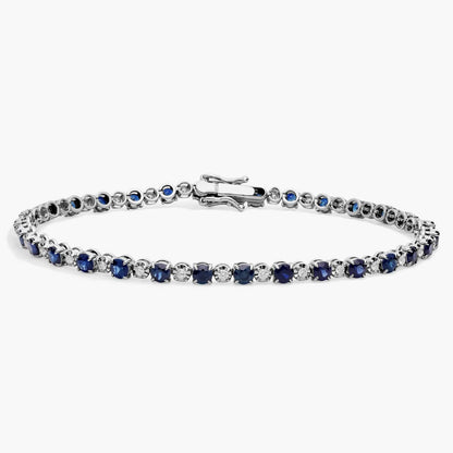 Carave Paris Blue Sapphire Tennis Bracelet