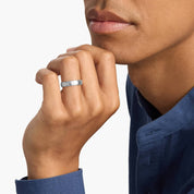 Sterling Silver Satin Finish Classic Comfort Fit Band Ring
