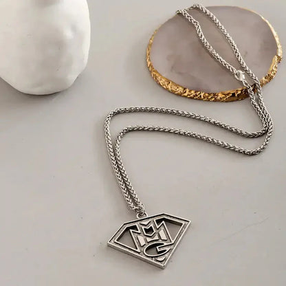 Carave Paris Ace Card Outline Pendant Necklace