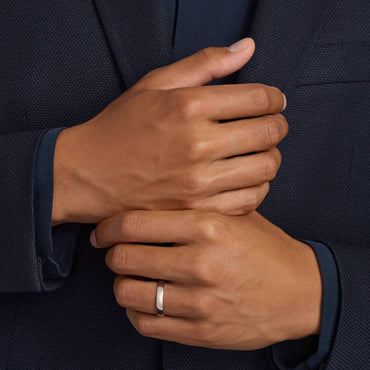 Carave Paris Satin Finish Classic Wedding Band Ring