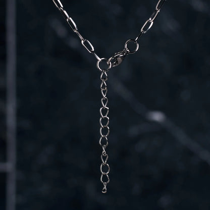 Carave Paris Geometric Link Chain Necklace with Toggle Clasp