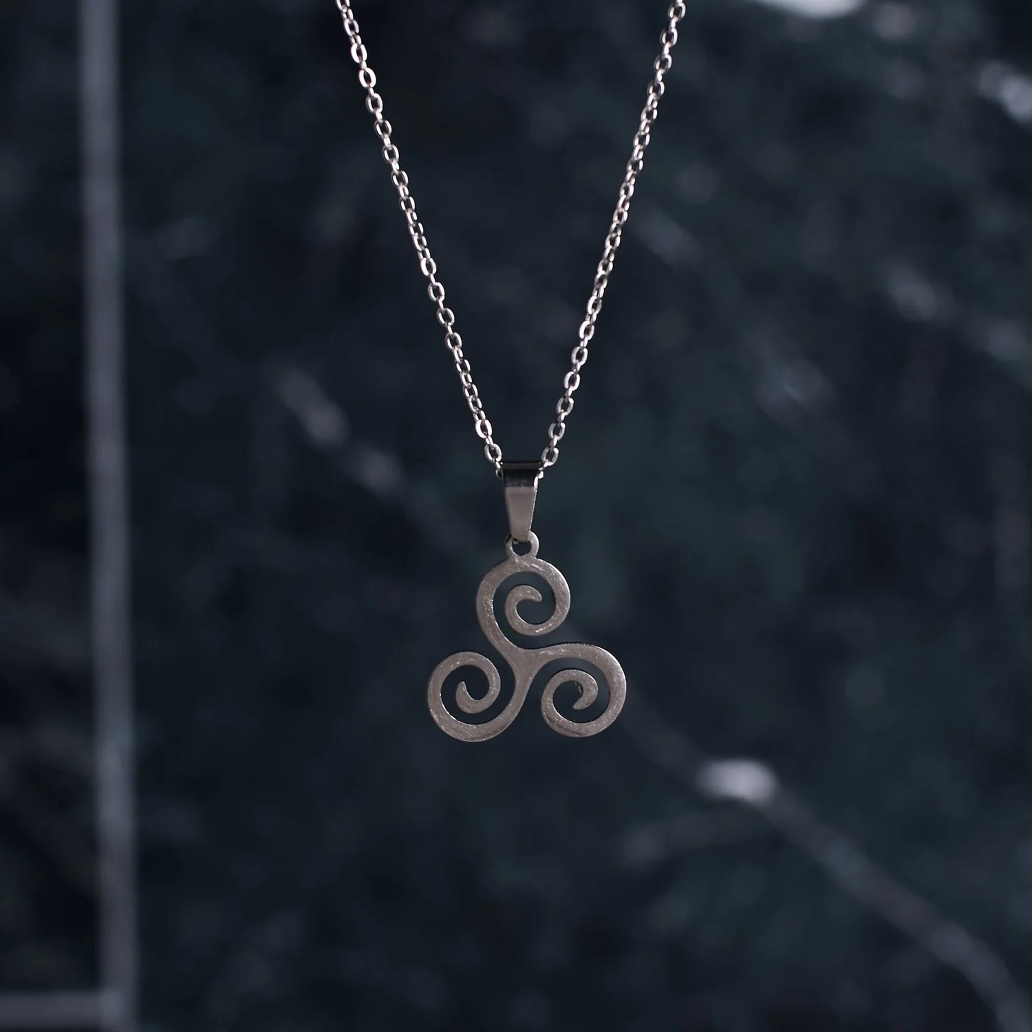 Carave Paris Triple Spiral Pendant Necklace