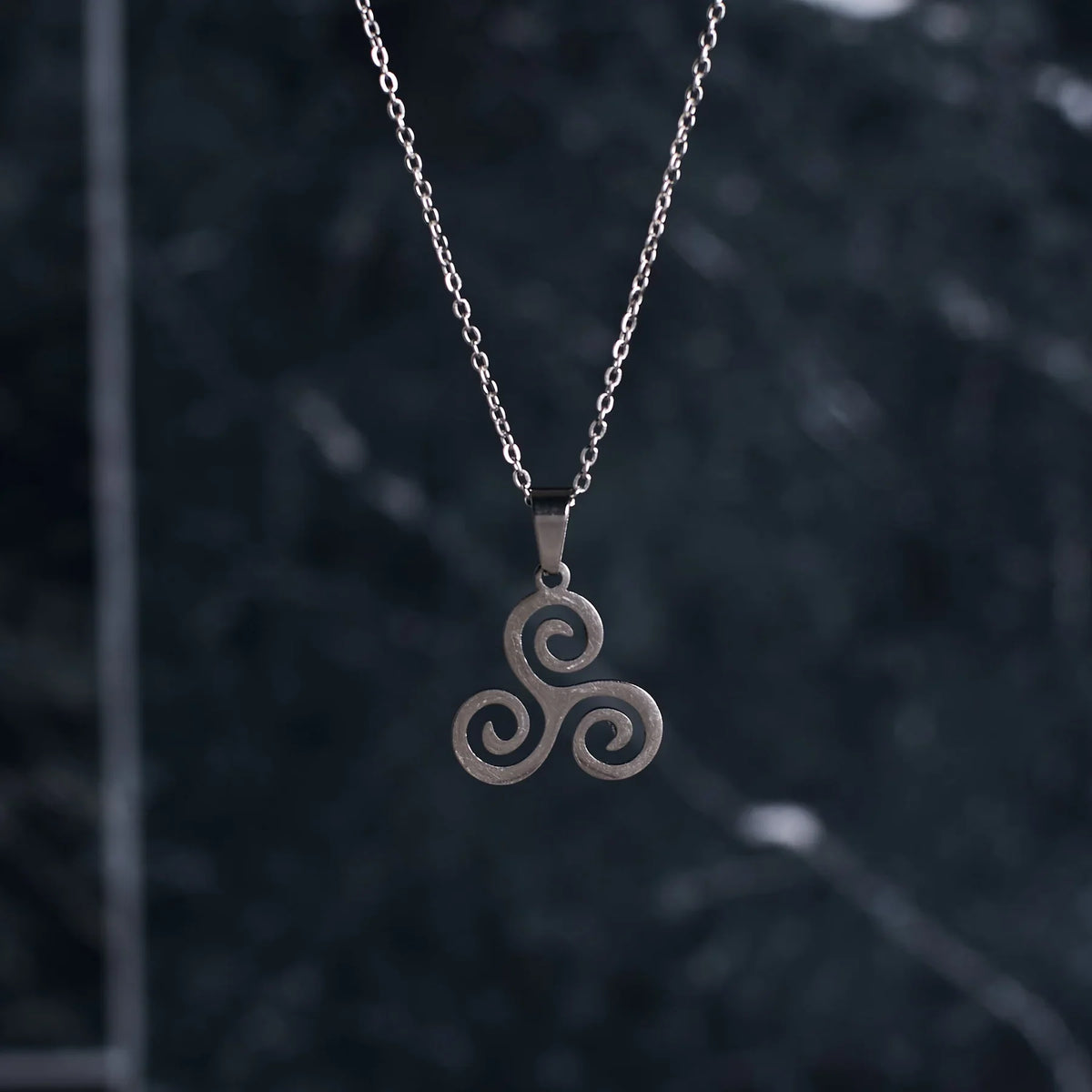 Carave Paris Triple Spiral Pendant Necklace