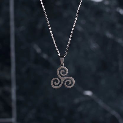 Carave Paris Triple Spiral Pendant Necklace