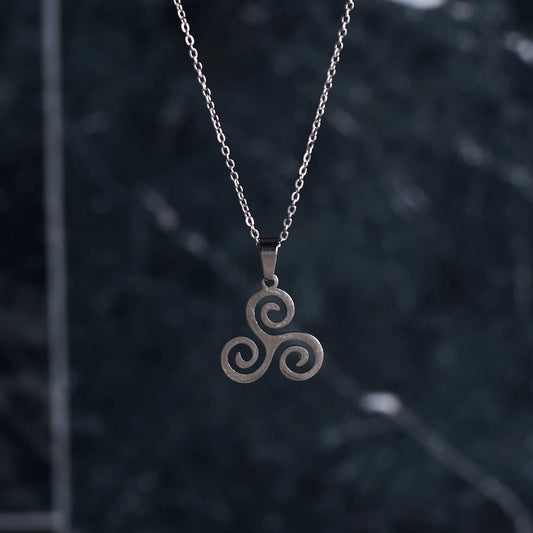 Carave Paris Triple Spiral Pendant Necklace