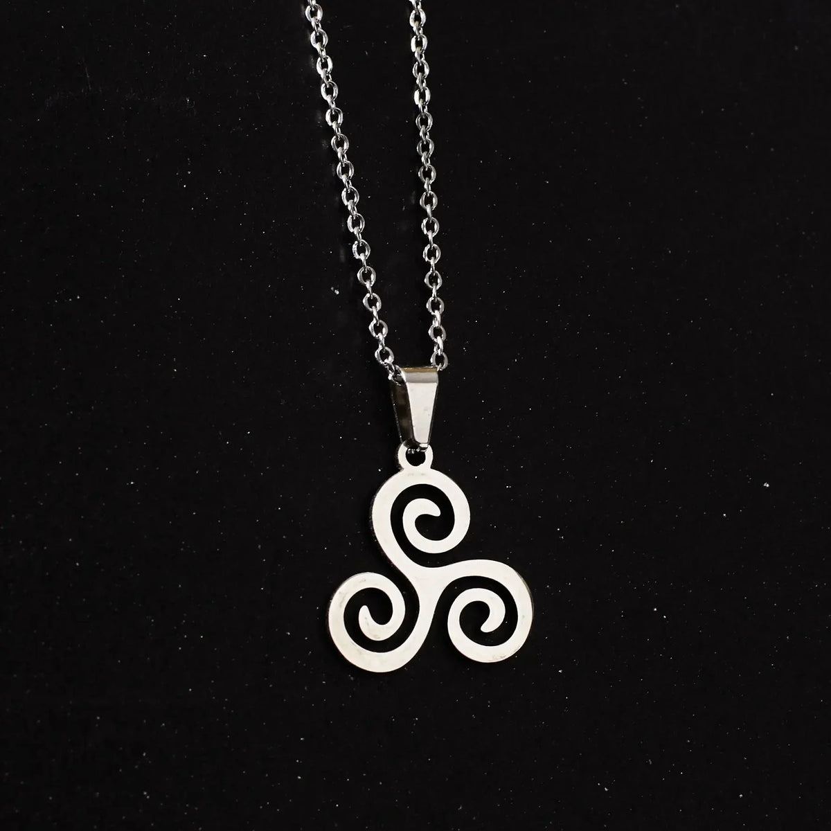 Carave Paris Triple Spiral Pendant Necklace