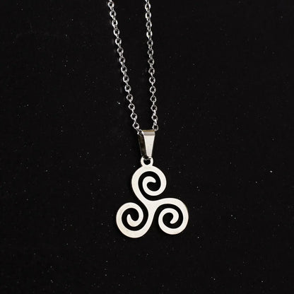 Carave Paris Triple Spiral Pendant Necklace