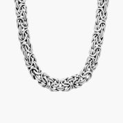 Sterling Silver Twisted Rope Chain Necklace