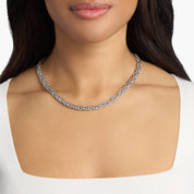 Sterling Silver Twisted Rope Chain Necklace
