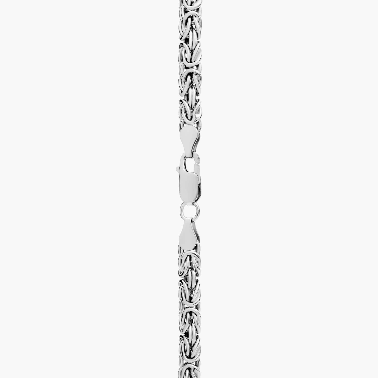 Sterling Silver Twisted Rope Chain Necklace