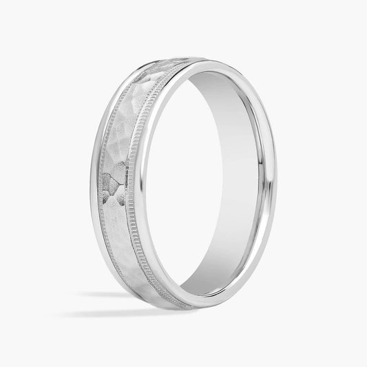 Carave Paris Hammered Finish Band Ring