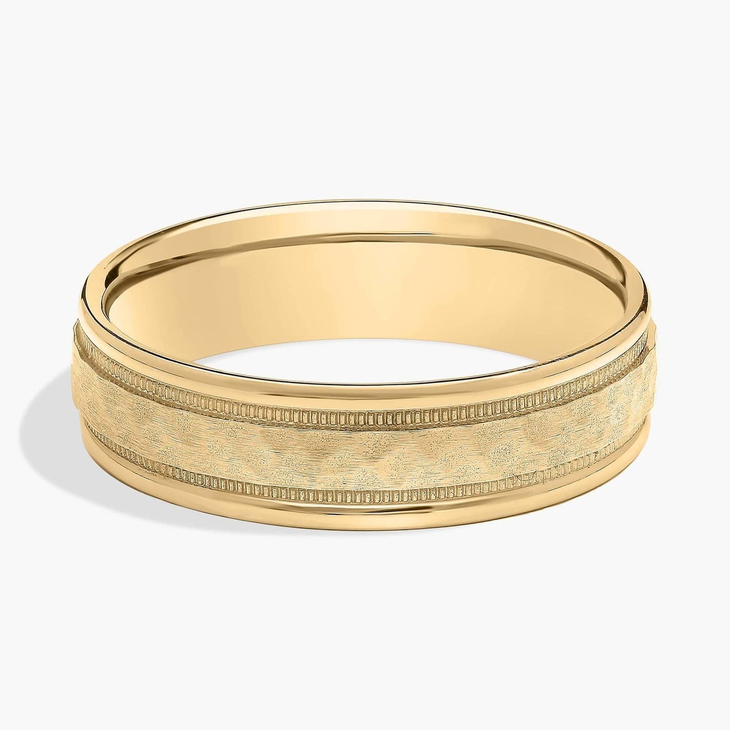 Carave Paris Gold Hammered Finish Band Ring
