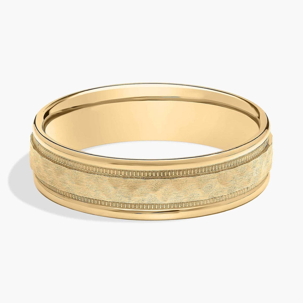 Carave Paris Gold Hammered Finish Band Ring