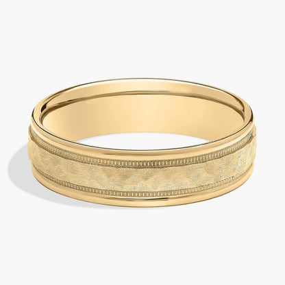 Carave Paris Gold Hammered Finish Band Ring