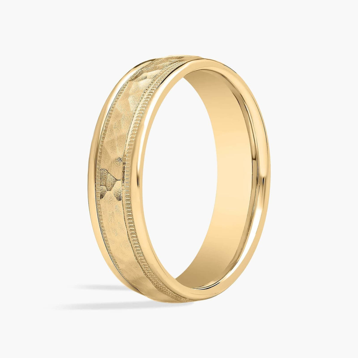 Carave Paris Gold Hammered Finish Band Ring