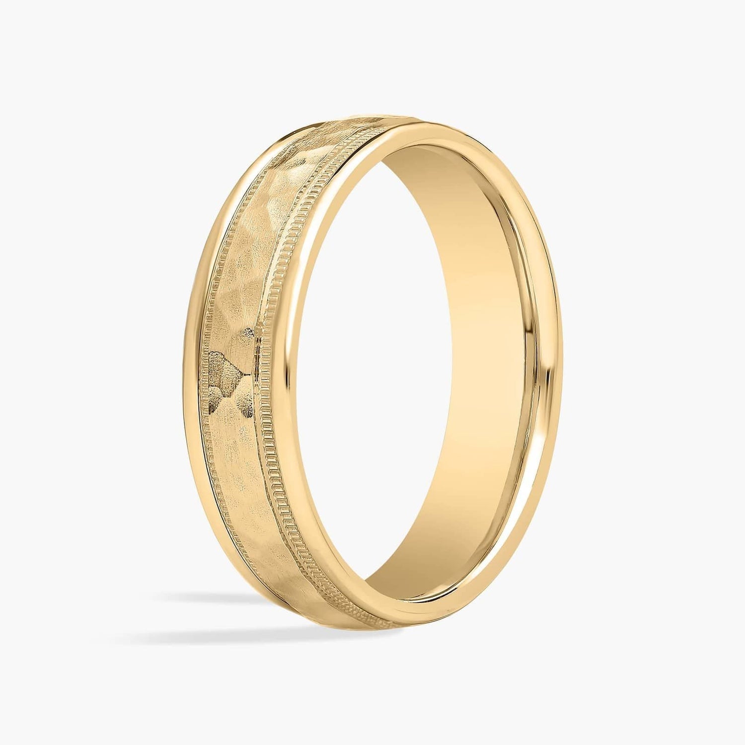 Carave Paris Gold Hammered Finish Band Ring