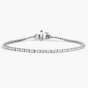 Women’s 925 Sterling Silver Diamond Tennis Bracelet  Minimal Elegant Design