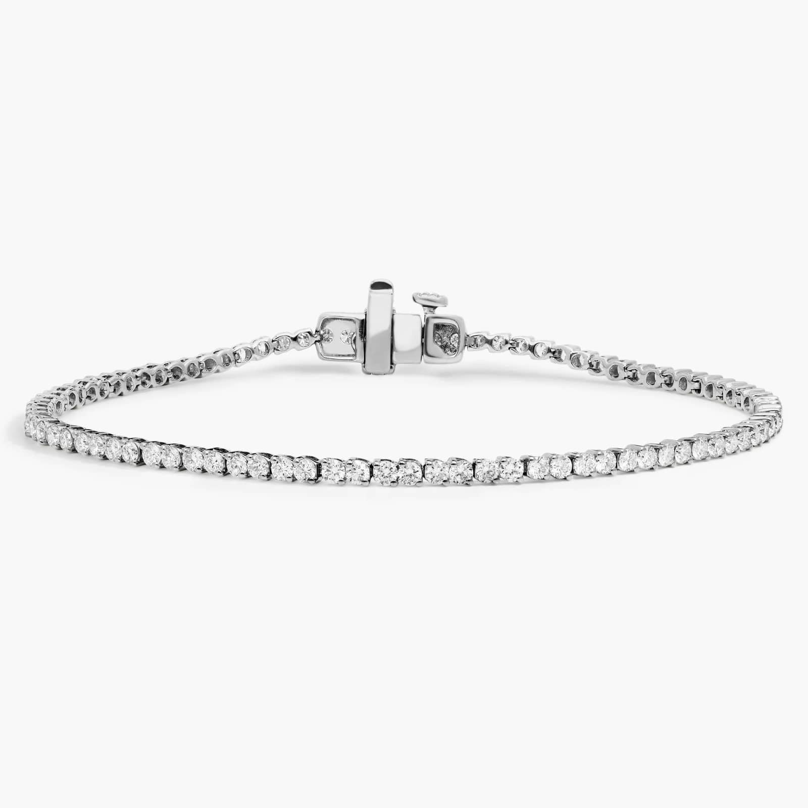Sterling Silver Diamond Tennis Bracelet