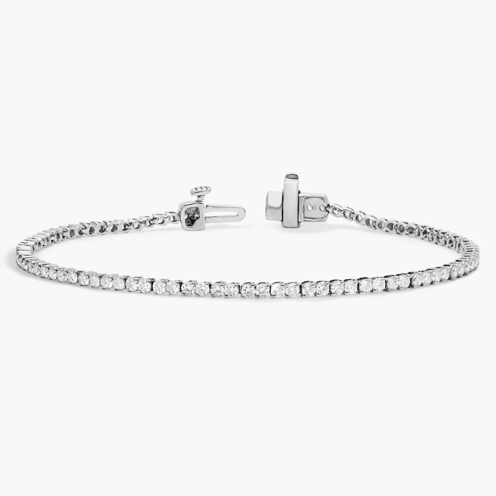 Sterling Silver Diamond Tennis Bracelet