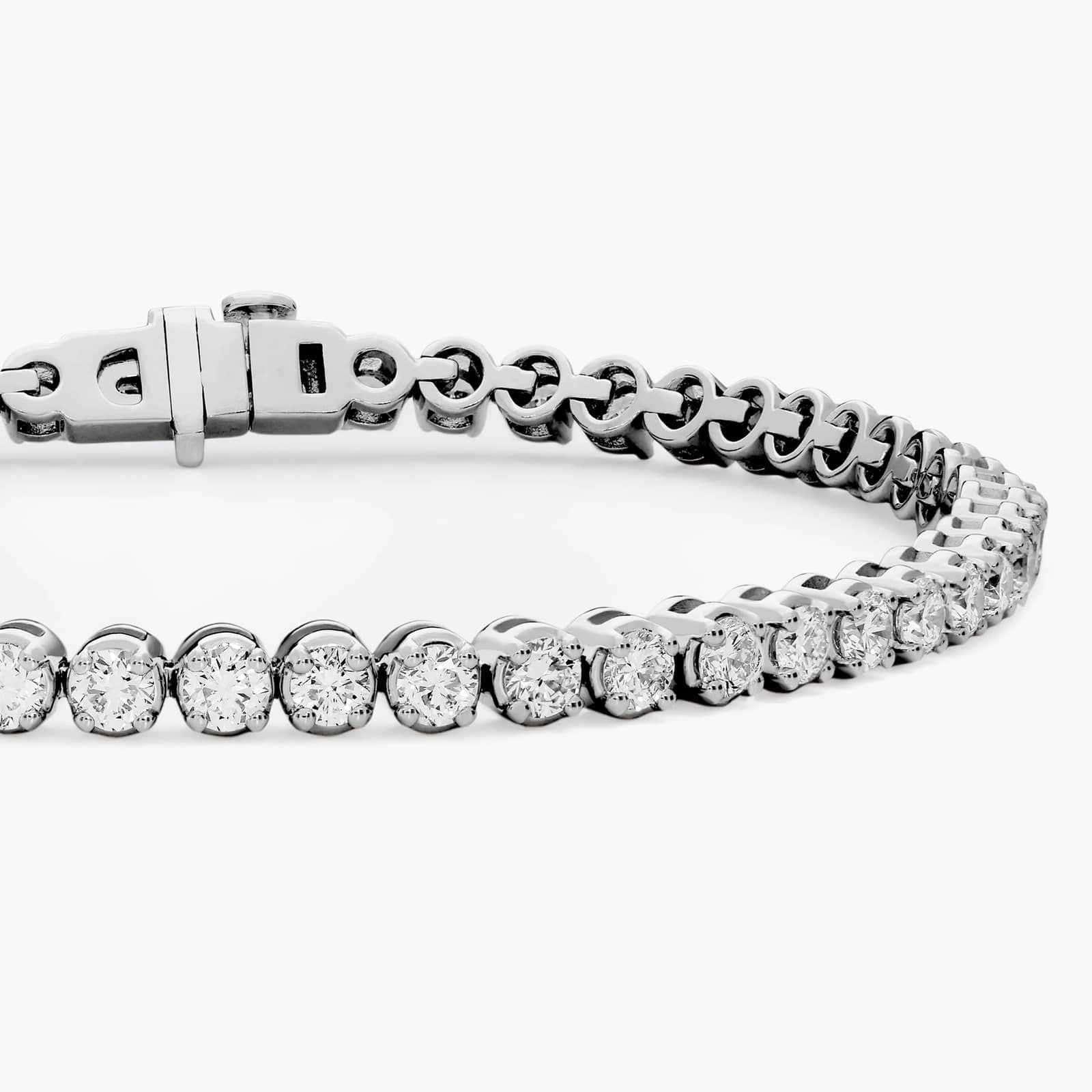 Women’s 925 Sterling Silver Diamond Tennis Bracelet  Classic Elegant Design