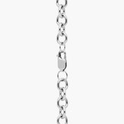 Women’s 925 Sterling Silver Heart Charm Chain Bracelet  Elegant & Romantic Design